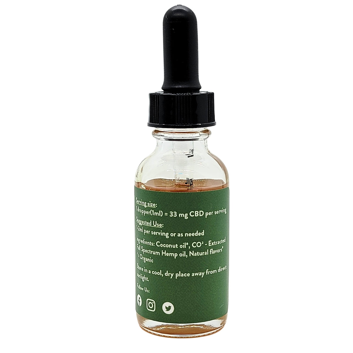 Full Spectrum 1000mg CBD oil | Raspberry | Carolina Cannabis Creations