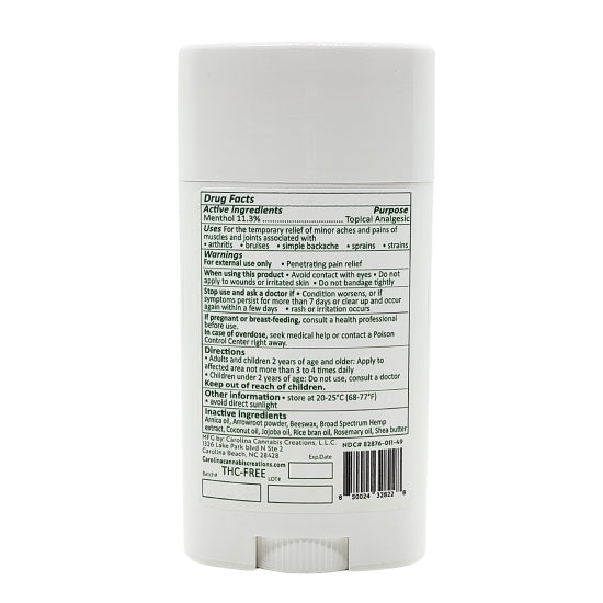 CannaRelief 2000mg Pain Relieving Balm | Carolina Cannabis Creations