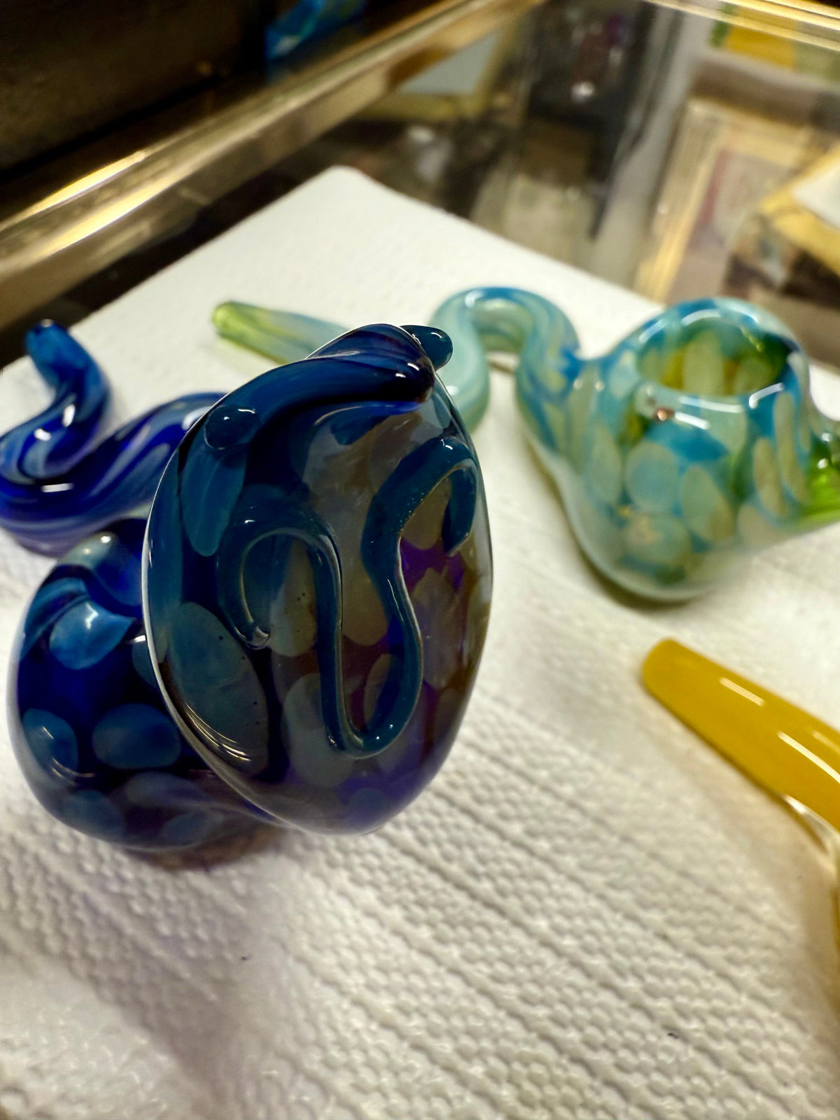 Ripkitty 5” COBRA Tobacco Dry Herb Hand Pipe Borosilicate Glass - Colors May Vary