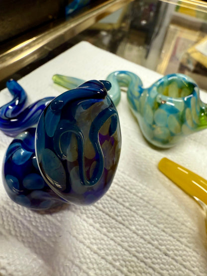 Ripkitty 5” COBRA Tobacco Dry Herb Hand Pipe Borosilicate Glass - Colors May Vary