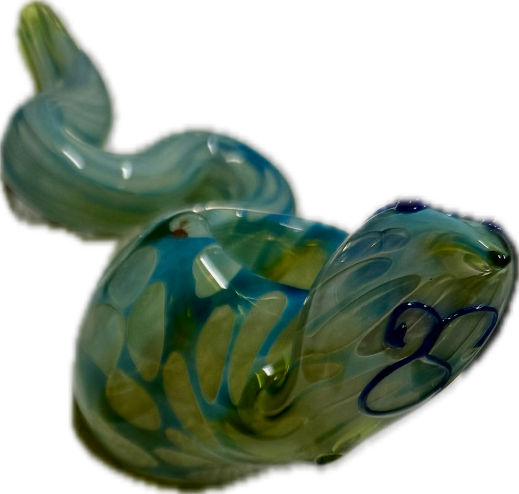 Ripkitty 5” COBRA Tobacco Dry Herb Hand Pipe Borosilicate Glass - Colors May Vary