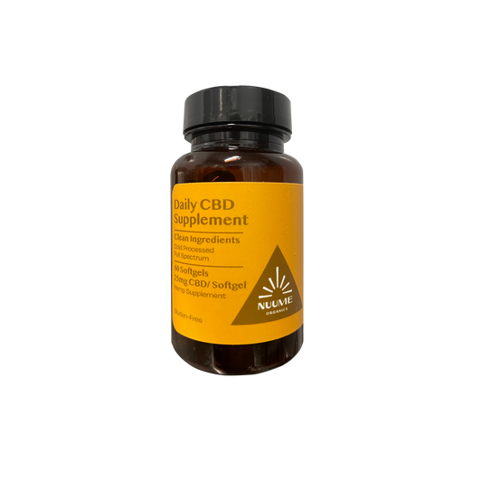 CBD Gelcaps - 60ct bottle 25mg/gelcap (1500mg/bottle) - Full Spectrum