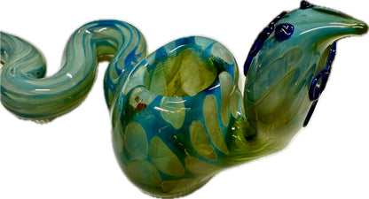 Ripkitty 5” COBRA Tobacco Dry Herb Hand Pipe Borosilicate Glass - Colors May Vary