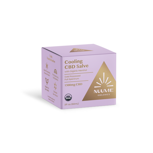 Organic CBD Cooling Salve - Extra Strength 1500mg - Full Spectrum