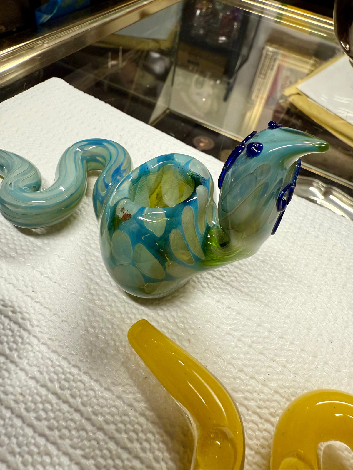 Ripkitty 5” COBRA Tobacco Dry Herb Hand Pipe Borosilicate Glass - Colors May Vary