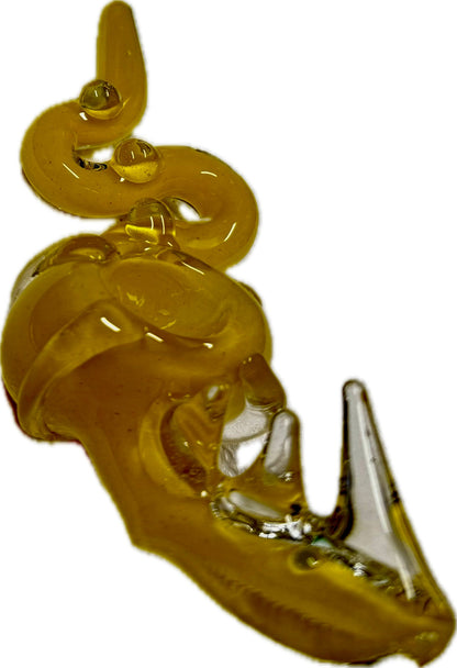 Ripkitty 5” COBRA Tobacco Dry Herb Hand Pipe Borosilicate Glass - Colors May Vary